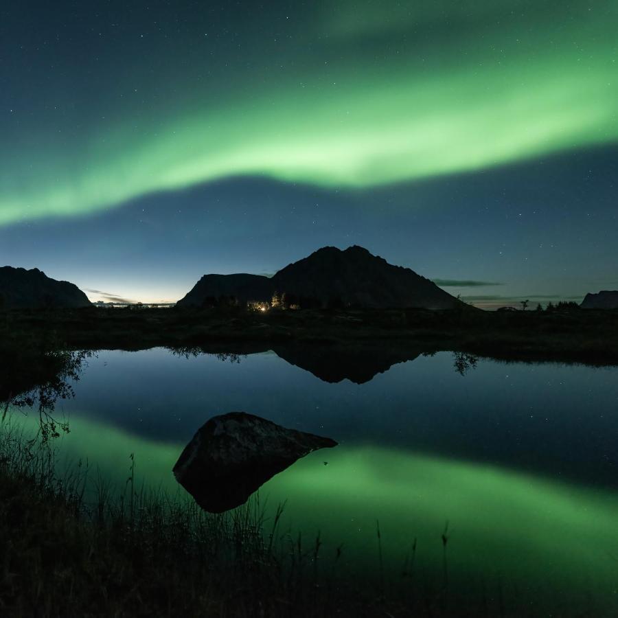 New! Luxury Cabin In Beautiful Lofoten Kleppstad Buitenkant foto