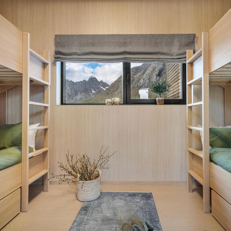 New! Luxury Cabin In Beautiful Lofoten Kleppstad Buitenkant foto